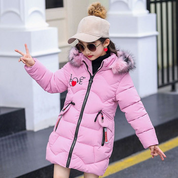 Καινούργια χειμωνιάτικα μπουφάν για αγόρια 4-12 ετών, χειμωνιάτικα βαμβακερά τζάκετ για κορίτσια, παιδικά θερμικά βαμβακερά μπουφάν, παλτό για κορίτσια