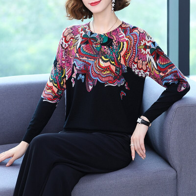 YISU 2021 Νέο φθινοπωρινό μάλλινο πουλόβερ πουλόβερ Γυναικεία Μαλακά χαλαρά πλεκτά πουλόβερ Jumpers Γυναικεία πουλόβερ εκτύπωσης μόδας Γυναικεία