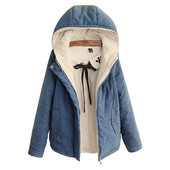 2019 Nove ženske parke Jesen Zima Pamučne tople s kapuljačom Parka jakna Ležerna vunena gornja odjeća kz063