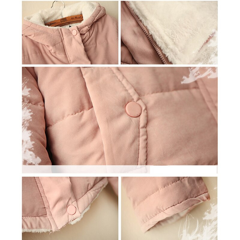 2019 Nove ženske parke Jesen Zima Pamučne tople s kapuljačom Parka jakna Ležerna vunena gornja odjeća kz063