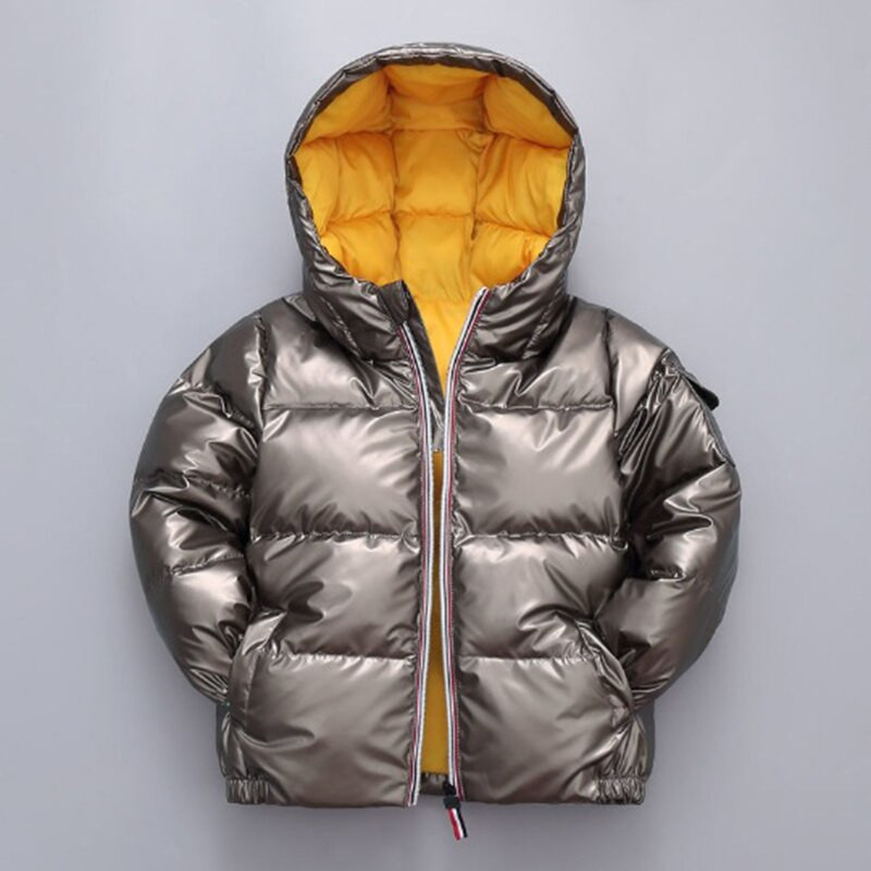 2-10 godina Zimska puhasta jakna za dječake Sjajna modna kaputa za bebe princeze s kapuljačom Vodootporna gornja odjeća Dječja odjeća