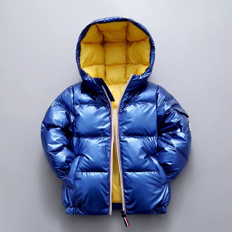 2-10 godina Zimska puhasta jakna za dječake Sjajna modna kaputa za bebe princeze s kapuljačom Vodootporna gornja odjeća Dječja odjeća