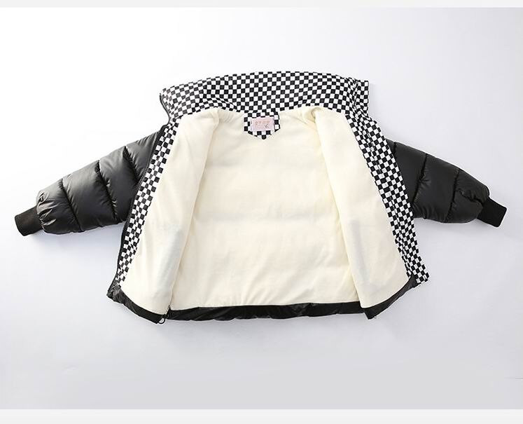 8 10 ετών για κορίτσια με βαμβακερά χειμωνιάτικα μπουφάν Μόδα για αγόρια Χαλαρό παχύ παλτό για έφηβες