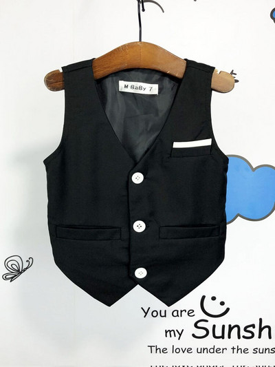 Bērnu veste pavasara rudens zēnu kleita vestīte bērniem Catwalk saimnieka priekšnesums modes veste puķu puišu ballītes kāzu kostīms