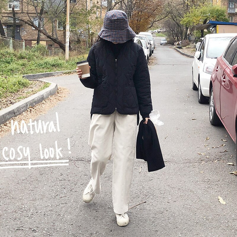 Mozuleva jaunums 2022. gada rudens ziemas sieviešu jakas V-veida kakla izgriezuma stepēts puferis parkas Augstas kvalitātes silts, liela izmēra vintage savvaļas sieviešu mētelis