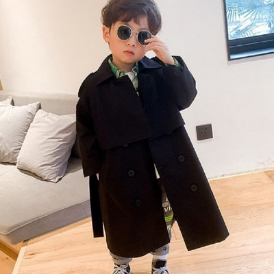 Modna vjetrobranska jakna za djevojčice i dječake u trenču za malu djecu, tinejdžere, dugu jesensku, proljetnu dječju jaknu za prašinu, gornja odjeća za bebe 3-14 godina