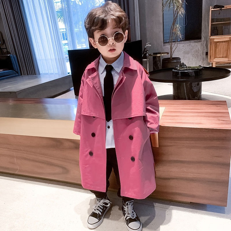 Modna vjetrobranska jakna za djevojčice i dječake u trenču za malu djecu, tinejdžere, dugu jesensku, proljetnu dječju jaknu za prašinu, gornja odjeća za bebe 3-14 godina