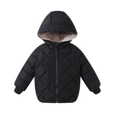 3-7 gadus veciem bērniem, zēniem, meitenēm, ar garām piedurknēm dūnu jaka Ziemas mētelis zēniem meitenēm, jaka bērniem ar biezu kapuci ar rāvējslēdzēju