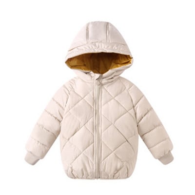 3-7 gadus veciem bērniem, zēniem, meitenēm, ar garām piedurknēm dūnu jaka Ziemas mētelis zēniem meitenēm, jaka bērniem ar biezu kapuci ar rāvējslēdzēju