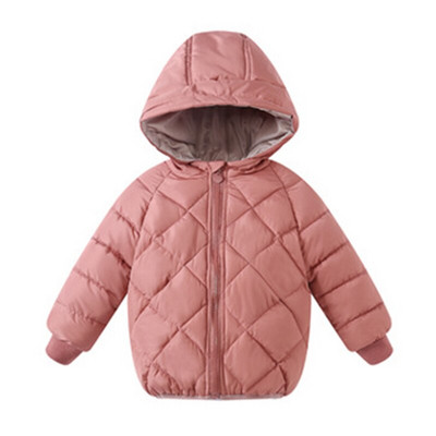 3-7 gadus veciem bērniem, zēniem, meitenēm, ar garām piedurknēm dūnu jaka Ziemas mētelis zēniem meitenēm, jaka bērniem ar biezu kapuci ar rāvējslēdzēju