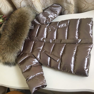 Djeca djevojčice dječak Rusija Zima parka od pravog krzna 90 dolje Duga kaput jakna kaput beba dječja odjeća -30 gornja odjeća