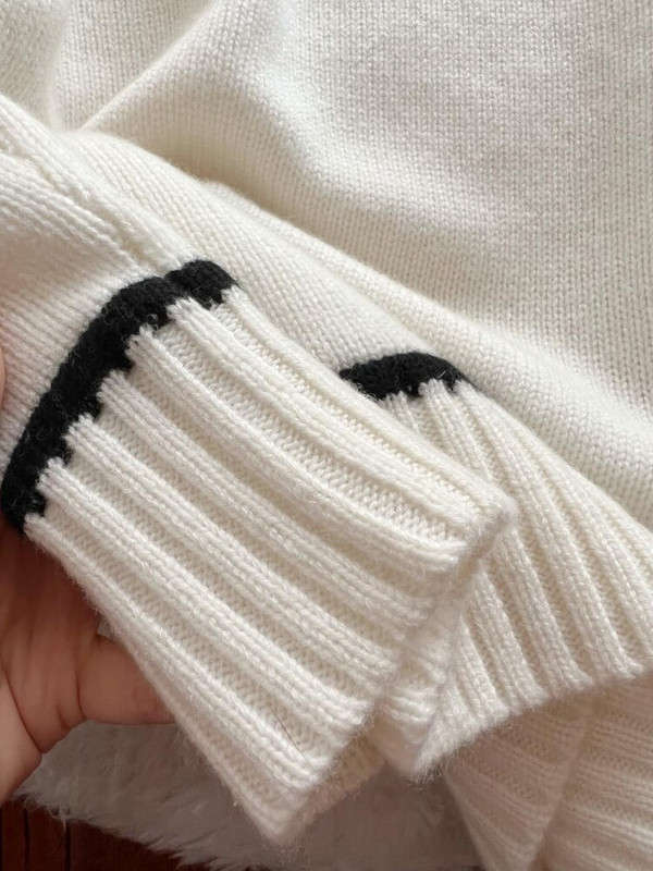 Niche dizajn Jesen/zima Novo oblikovana ramena Ženski vuneni pulover Visokokvalitetni pleteni puloveri Topovi od kašmira