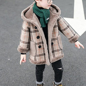 Winter Plus Size Ζεστά Παλτό για Αγόρι Νέα άφιξη Παιδικά Μακρυμάνικα Εξωτερικά Ενδύματα Παιδικά Παχύ Μόδα Casual Loose Jacket