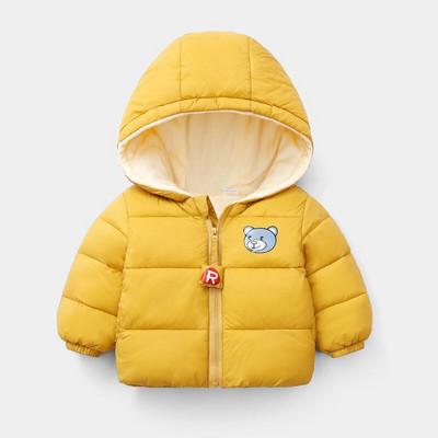 Zimski kaput za djevojčice Dječaci Djevojčice Pamučno podstavljena jakna plus baršunasta zadebljana dječja jakna s kapuljačom Dječja donja jakna