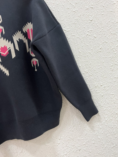 Γυναικείο πουλόβερ με στάμπα 2 χρωμάτων Φαρδύ πουλόβερ 2022 Φθινόπωρο Χειμώνας Γυναικείο μακρυμάνικο πουλόβερ με λαιμόκοψη