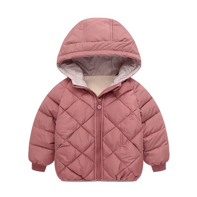 VOGUEON 2022 Flīsa Ziemas Parkas Bērnu Jakas Meitenēm Zēniem Bieza Samta Kabata Bērnu Mētelis Bērnu Virsdrēbes Zīdaiņu mētelis
