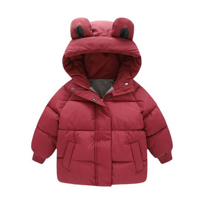VOGUEON 2022 Flīsa Ziemas Parkas Bērnu Jakas Meitenēm Zēniem Bieza Samta Kabata Bērnu Mētelis Bērnu Virsdrēbes Zīdaiņu mētelis
