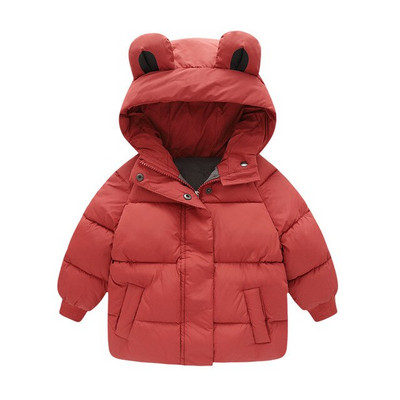 VOGUEON 2022 Flīsa Ziemas Parkas Bērnu Jakas Meitenēm Zēniem Bieza Samta Kabata Bērnu Mētelis Bērnu Virsdrēbes Zīdaiņu mētelis