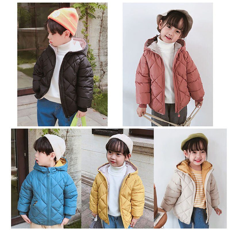 VOGUEON 2022 Fleece Winter Parkas Παιδικά Μπουφάν για Κορίτσια Αγόρια Χοντρό βελούδινο Παιδικό παλτό Παιδικό Πανωφόρι Βρεφικό Πανωφόρι