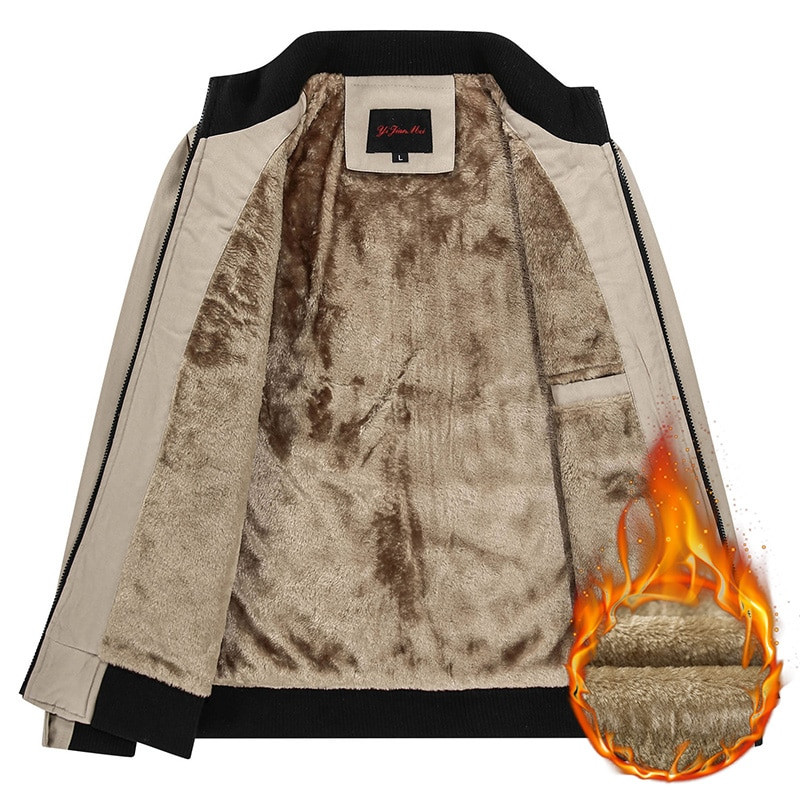 Χοντρό ζεστό μπουφάν Bomber Ανδρικά 2022 Νέα Μόδα Χειμώνας Casual Thin Windbreaker Ανδρικό παλτό μοτοσικλέτας Στρατιωτικά ανδρικά μπουφάν