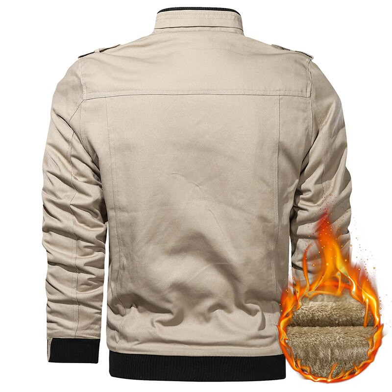Χοντρό ζεστό μπουφάν Bomber Ανδρικά 2022 Νέα Μόδα Χειμώνας Casual Thin Windbreaker Ανδρικό παλτό μοτοσικλέτας Στρατιωτικά ανδρικά μπουφάν