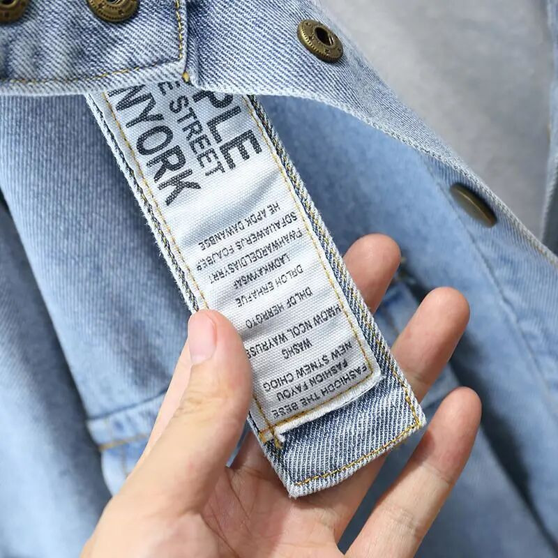 Αγόρια Τζιν μπουφάν Παιδικό Βρεφικό Casual Τζιν Μπουφάν Κοριτσίστικο Παλτό Ανοιξιάτικο και Φθινοπωρινό Ρούχα Μεγάλα Παιδικά Ανεμοδαρείο Τζιν