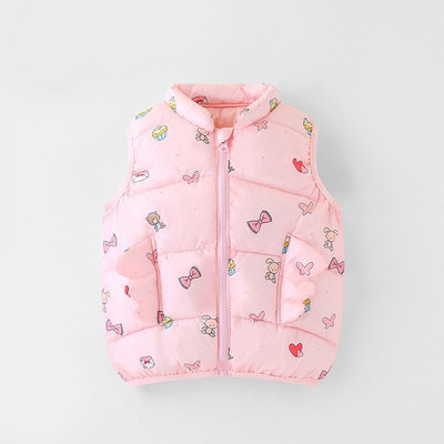 Dječaci Djevojčice 2022. Punjene jakne s kapuljačom Za djecu Kaputi Jesenska Topla jakna za bebe i dječake iz crtića Djevojčice Jakna s patentnim zatvaračem Gornja skijaška odjeća