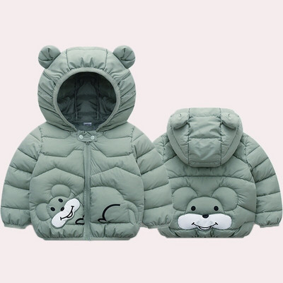 Dječaci Djevojčice 2022. Punjene jakne s kapuljačom Za djecu Kaputi Jesenska Topla jakna za bebe i dječake iz crtića Djevojčice Jakna s patentnim zatvaračem Gornja skijaška odjeća