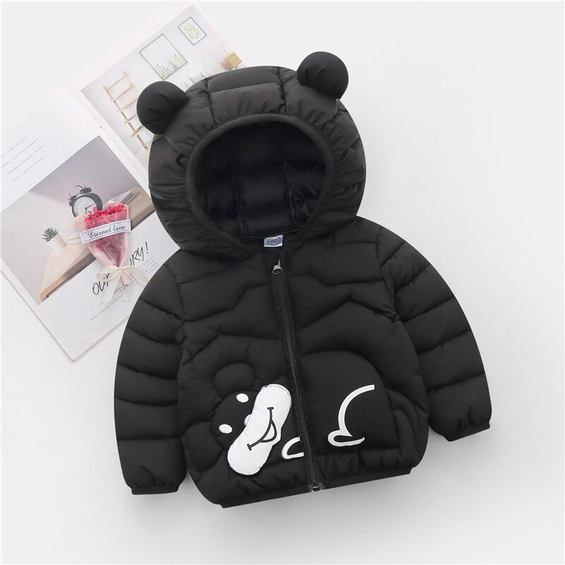 Dječaci Djevojčice 2022. Punjene jakne s kapuljačom Za djecu Kaputi Jesenska Topla jakna za bebe i dječake iz crtića Djevojčice Jakna s patentnim zatvaračem Gornja skijaška odjeća