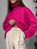 Γυναικείο πουλόβερ υπερμεγέθη ζιβάγκο πράσινο vintage πουλόβερ πουλόβερ γυναικείο χοντρό χειμωνιάτικο ζεστό πλεκτό πουλόβερ απαλό μαύρο για γυναίκες