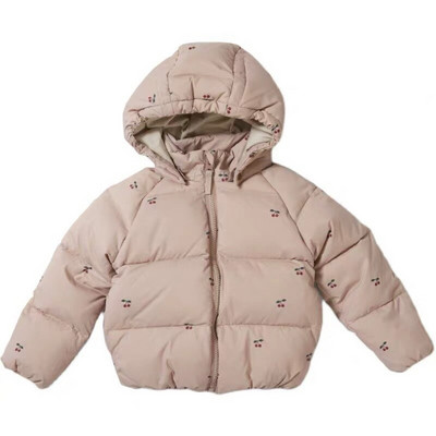 Baby Girls Parka Light Jacket KS Μάρκα Hoodies Βαμβακερό πουπουλένιο παλτό Νέο χειμωνιάτικο Παιδικό μπουφάν Φθινοπωρινό νήπιο αγόρι Ζεστά πανωφόρια
