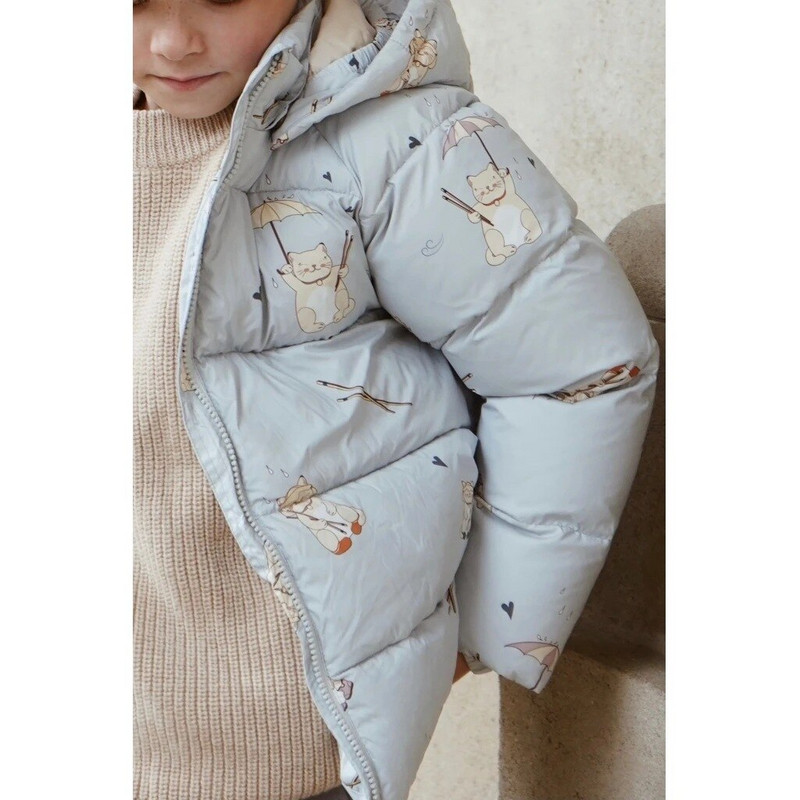 Baby Girls Parka Light Jacket KS Μάρκα Hoodies Βαμβακερό πουπουλένιο παλτό Νέο χειμωνιάτικο Παιδικό μπουφάν Φθινοπωρινό νήπιο αγόρι Ζεστά πανωφόρια