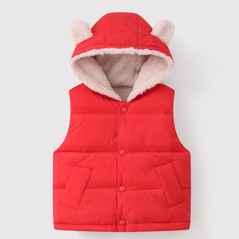 Παιδικά μπουφάν Γιλέκο Άνοιξη Κοριτσίστικα Εξωτερικά Ενδύματα Χειμώνας Plus βελούδινο Αγόρια Μπουφάν Πρωτοχρονιάτικα Κοστούμια Ζεστά Παλτό Βρεφικά Παιδικά Γιλέκο με κουκούλα