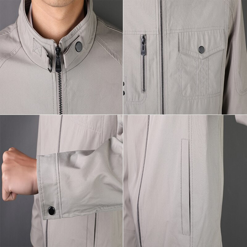 Ανδρικά τζάκετ DIMUSI Άνοιξη φθινόπωρο Casual Ανδρικά Slim Fit Επαγγελματικό τζάκετ Ανδρικά ρούχα Στάση γιακά Αντιανεμικά παλτό Ρούχα