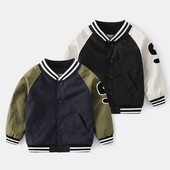 Baby Boy Jacket Boys Jacket Άνοιξη φθινόπωρο 2021 Παιδικά αθλητικά Παιδικά μπουφάν μπέιζμπολ Παιδικά ρούχα για αγόρια