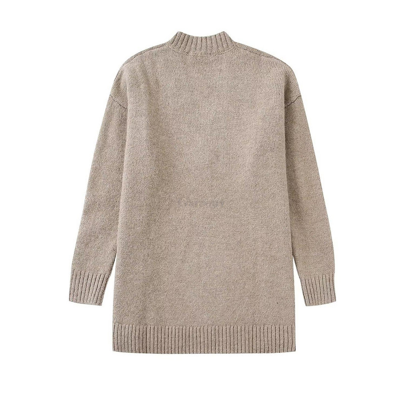 Garaouy 2023 Άνοιξη φθινόπωρο Γυναικείο πουλόβερ με ζεστό πλεκτό λαιμό V Γυναικείο πουλόβερ με μακρυμάνικο μπλουζάκι πουλόβερ πουλόβερ πουλόβερ πουλόβερ πουλόβερ Mujer