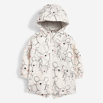 Tavaszi ősz új gyerekruházat gyerekkabát lányoknak felsőruházat kisgyermek ruhák gyerek kapucnis dzseki lányoknak Manteau Fille