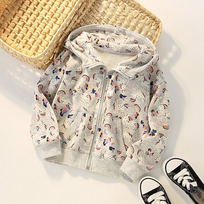 Tavaszi ősz új gyerekruházat gyerekkabát lányoknak felsőruházat kisgyermek ruhák gyerek kapucnis dzseki lányoknak Manteau Fille