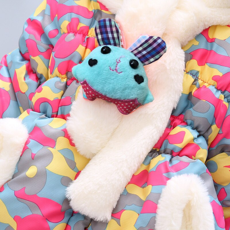 BibiCola χαριτωμένο κοριτσίστικο παλτό με κουκούλα Νέο φθινόπωρο, χειμωνιάτικο κινούμενο σχέδιο Παιδικά κοριτσίστικα μπουφάν Εξωτερικά ρούχα για κορίτσια, παιδικά ρούχα Μπλουζάκια μωρού