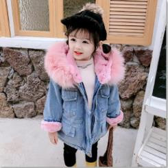 0-6 gadi ziemas bērniem, meitenēm, džinsu jakas, kokvilnas zīdaiņiem, bērniem, kā arī samta mētelis jaka, apģērba komplekti