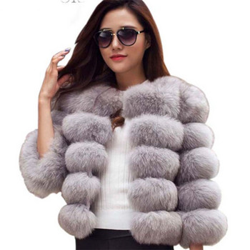 Γούνινο παλτό για κορίτσια 2-12 ετών Ζεστό κομψό νήπιο Baby Fox Γούνινο παλτό για κορίτσια Χειμερινά ρούχα Μακρυμάνικα πανωφόρια TZ654