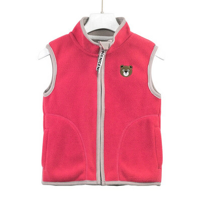 VIDMID prsluk za djevojčice, topla majica za djecu, dječji prsluk od flisa, podebljana leđa, proljeće, jesen, zima, kaput na ramena za djevojčice P15