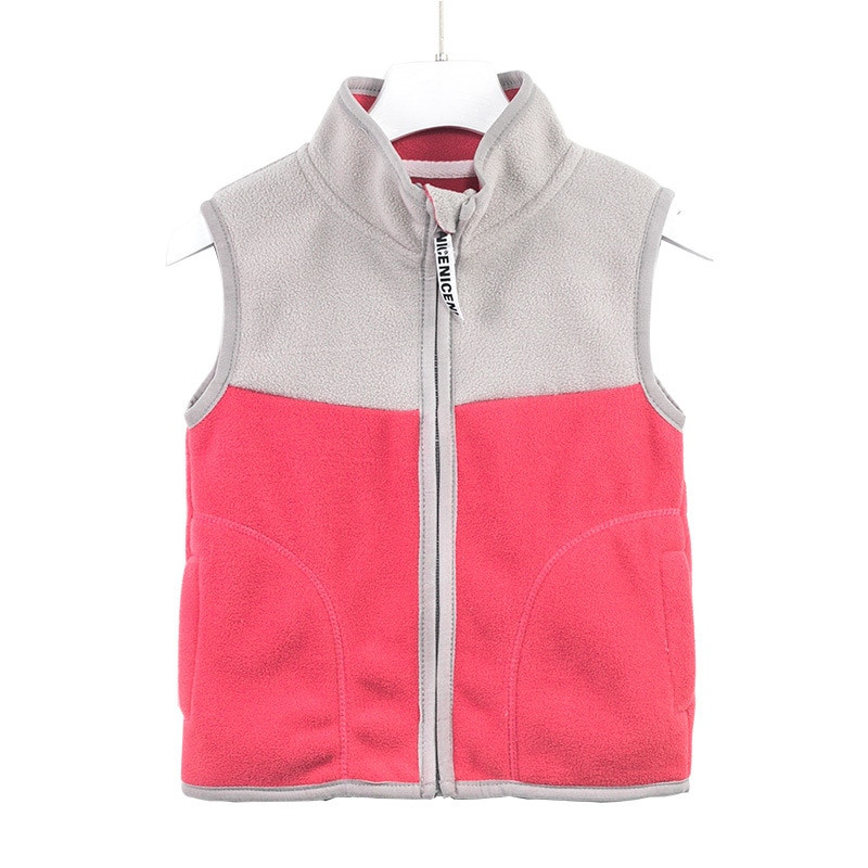 VIDMID prsluk za djevojčice, topla majica za djecu, dječji prsluk od flisa, podebljana leđa, proljeće, jesen, zima, kaput na ramena za djevojčice P15