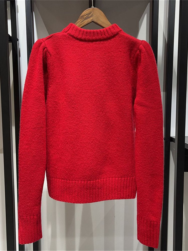 Γυναικεία μάλλινα ανάμεικτα γράμματα Πλεκτό ζακάρ πουλόβερ Μακρυμάνικο γυναικείο πουλόβερ με λαιμόκοψη Πλεκτά μπλουζάκια Χειμώνας 2022