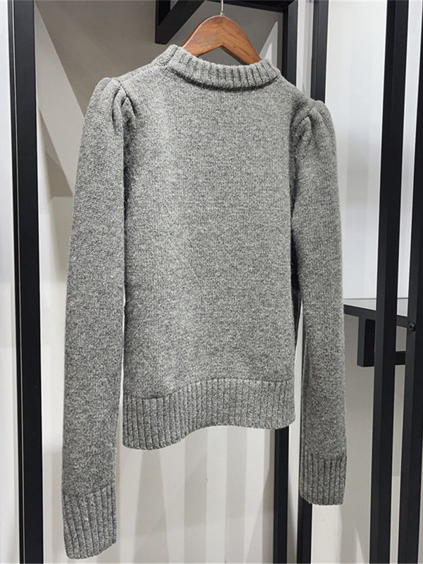 Γυναικεία μάλλινα ανάμεικτα γράμματα Πλεκτό ζακάρ πουλόβερ Μακρυμάνικο γυναικείο πουλόβερ με λαιμόκοψη Πλεκτά μπλουζάκια Χειμώνας 2022