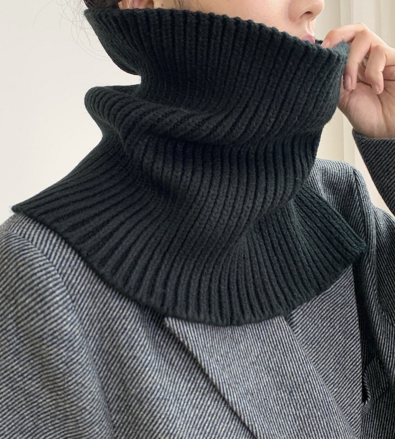 νέα γυναίκα ζεστό μάλλινο κασκόλ loveMODA