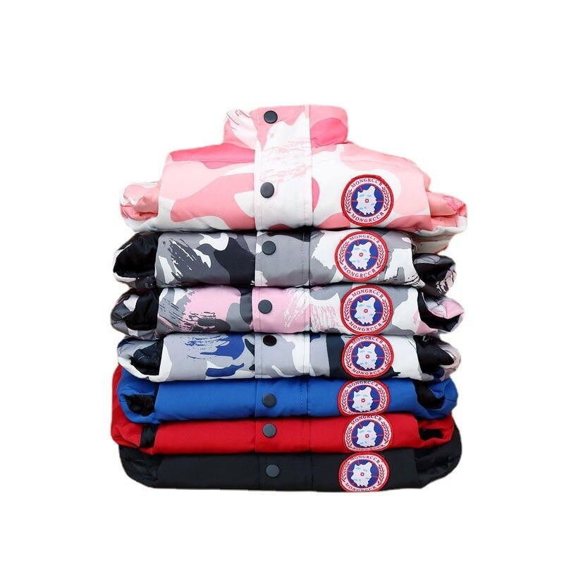 Bērnu dūnu veste 2021. gada rudens ziema, jauna modes dizaina jaka, 4–12 g. bērnu virsdrēbes, siltas bērnu vestes, zēnu, meiteņu mēteļi