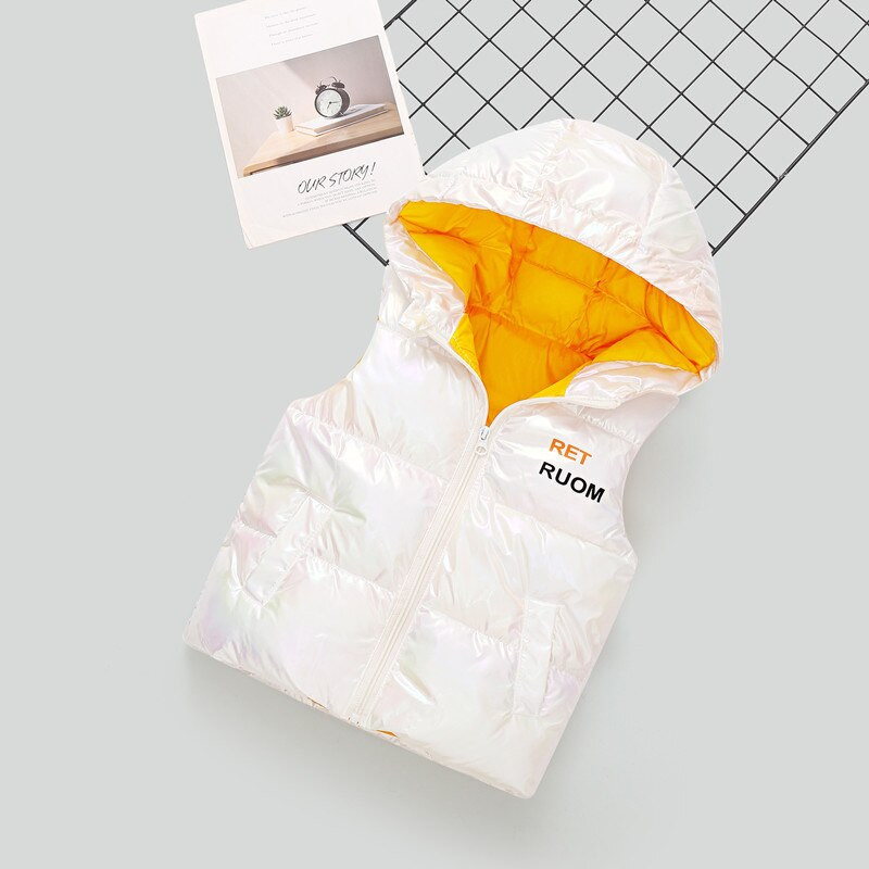 Pamučni prsluk za djevojčice Zimski topli prsluk s kapuljačom Dječaci Djevojčice Jakne bez rukava Dječja gornja odjeća TZ345