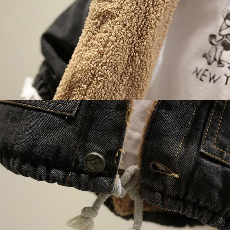 Zimska jakna za djevojčice 2022. Pamučna traper jakna za dječake Topla baršunasta vjetrovka Dječji kaput Zimska odjeća za djevojčice