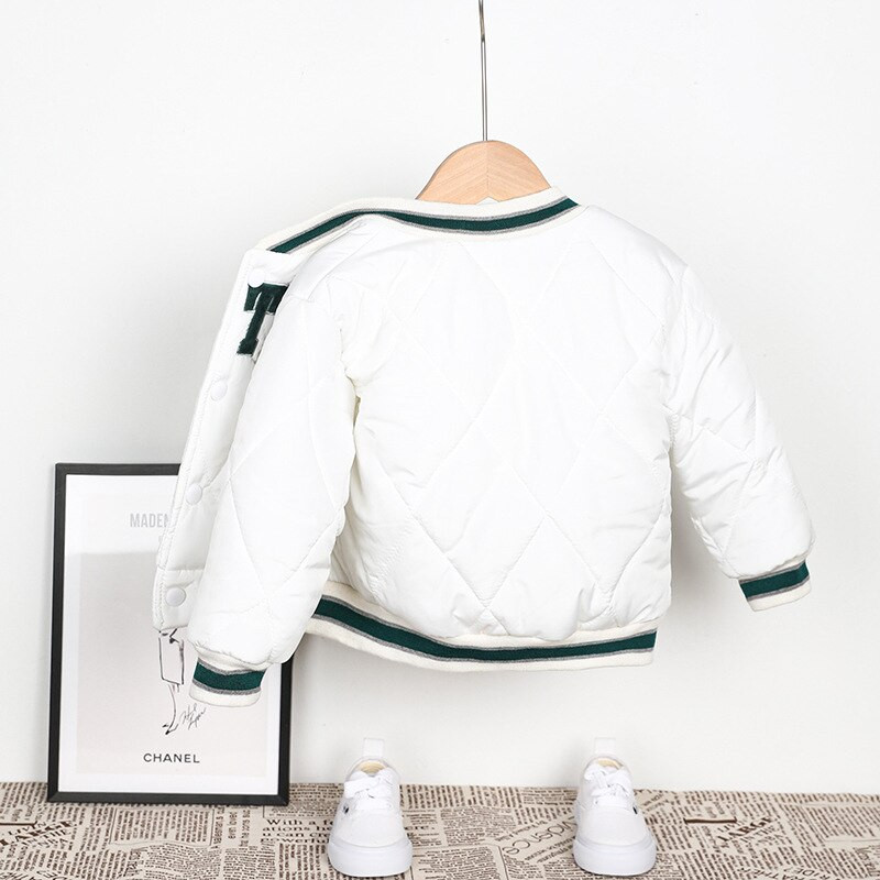 1 2 3 4 5 gadi Ziemas zēnu beisbola formastērps Saglabā siltumu Meiteņu jaka ar garām piedurknēm Modes Džemperis Dzimšanas dienas Dāvana Bērnu Apģērbs